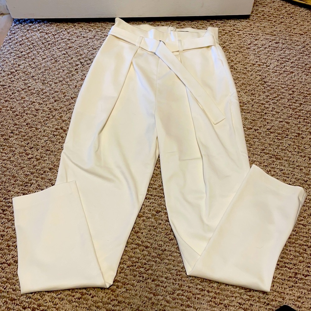 BCBG high wasted pants with belt